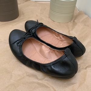 Aldo Genuine Leather Black Flats